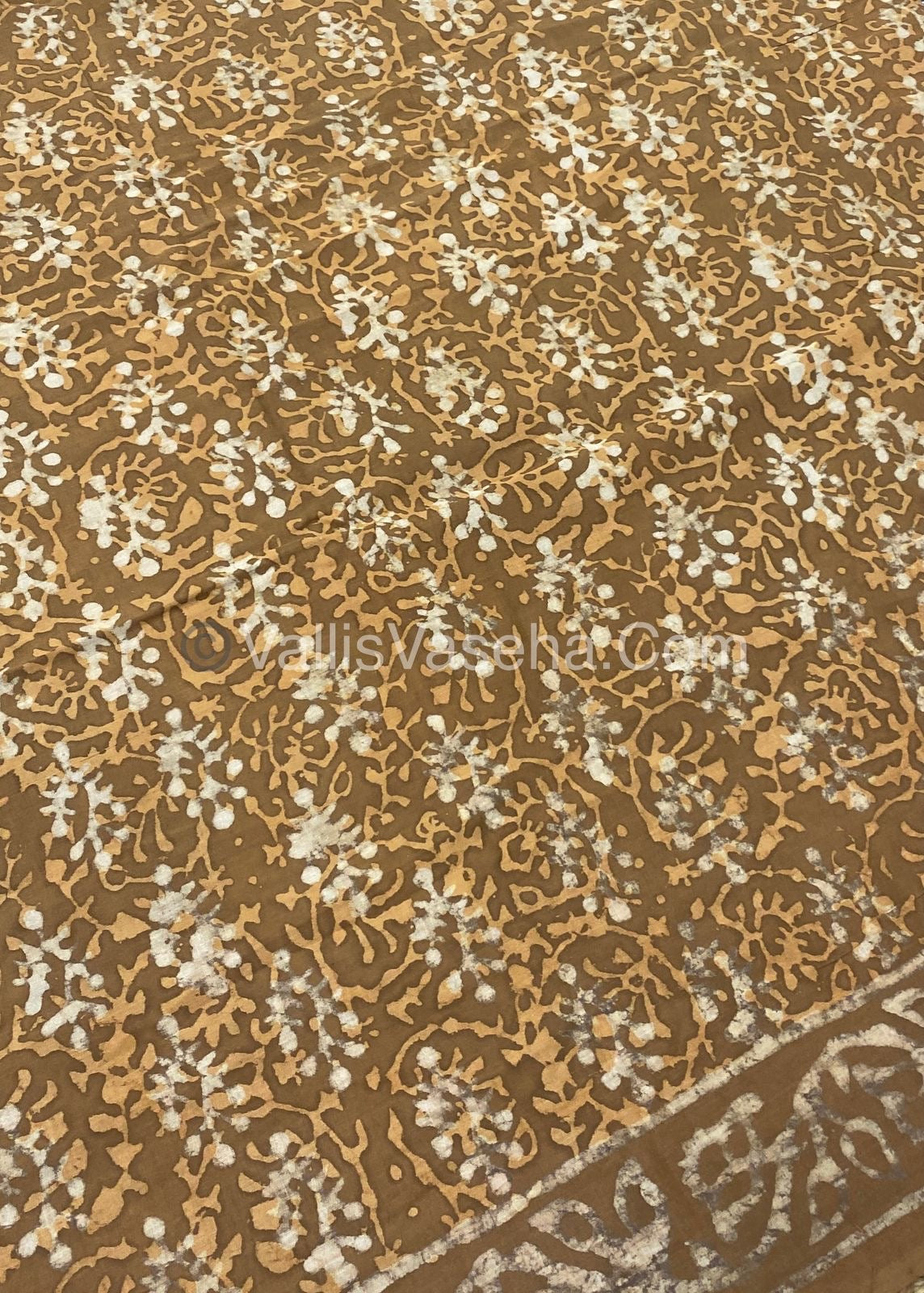 Pure Soft Mul Mul Cotton Sarees - Hand Block Prints - VVMMC003