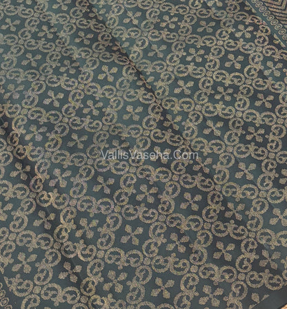 Half Mix - Pure Soft Silk Saree - VVPSS054