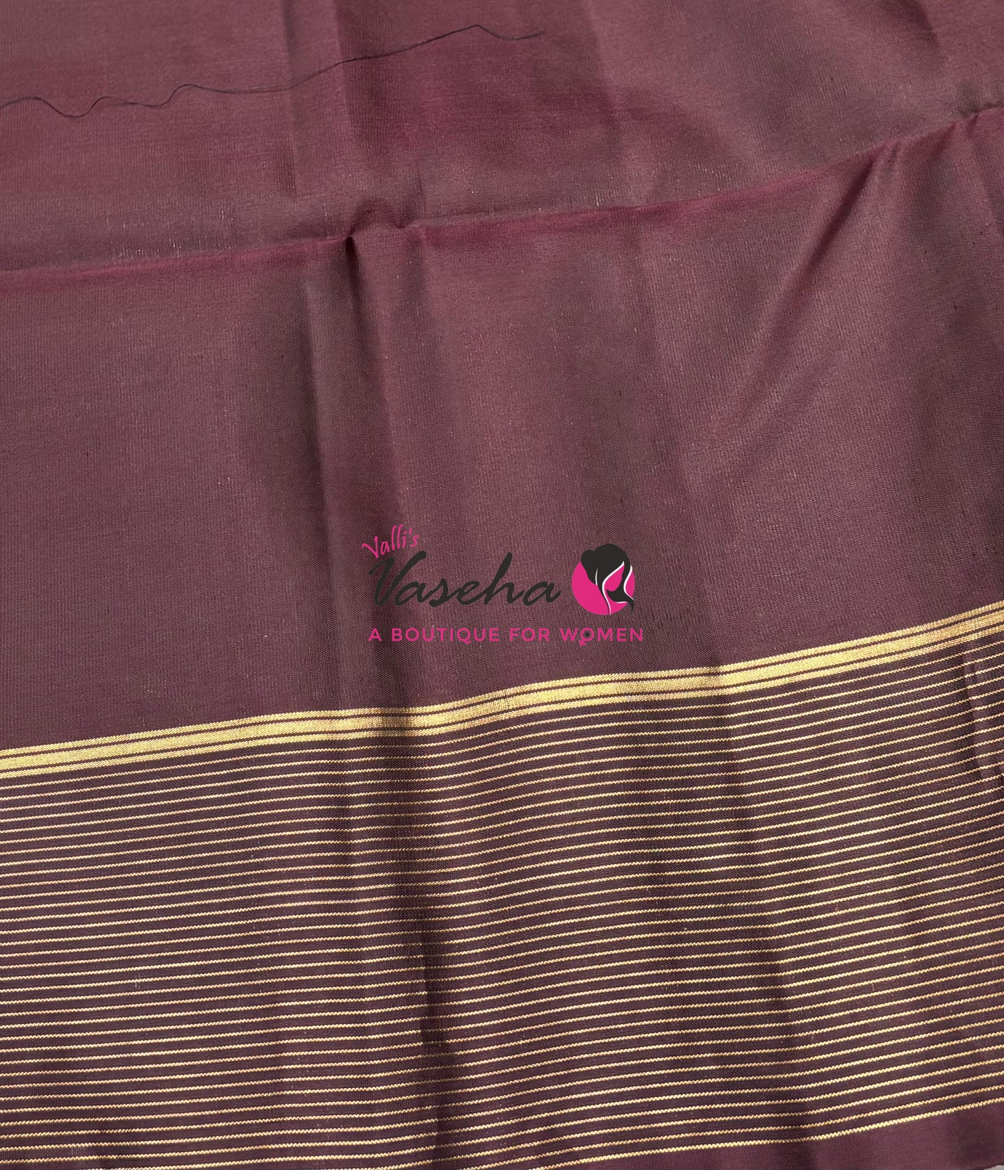 Pure Soft Silk Saree - Green with Brown - VVPSS071