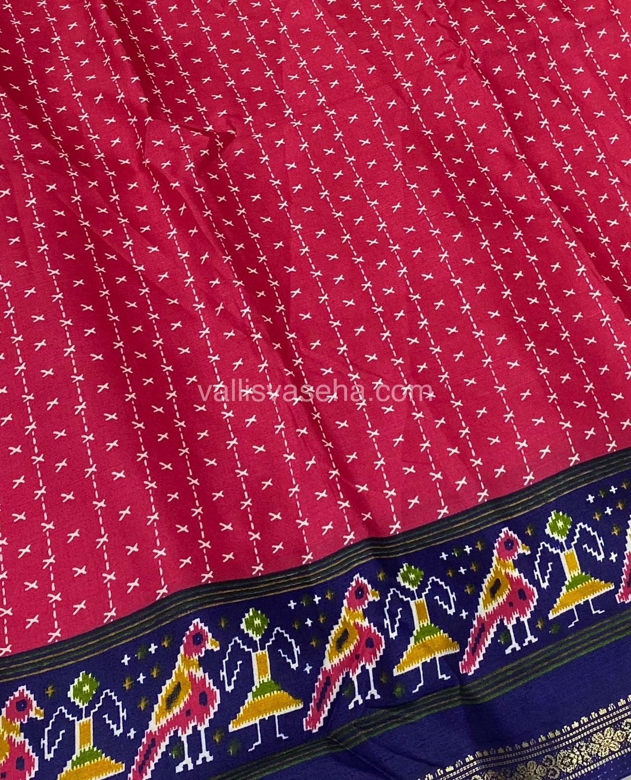 Budget Friendly Sarees - Casual Wear Sarees - Crackle Silk - VVCS001