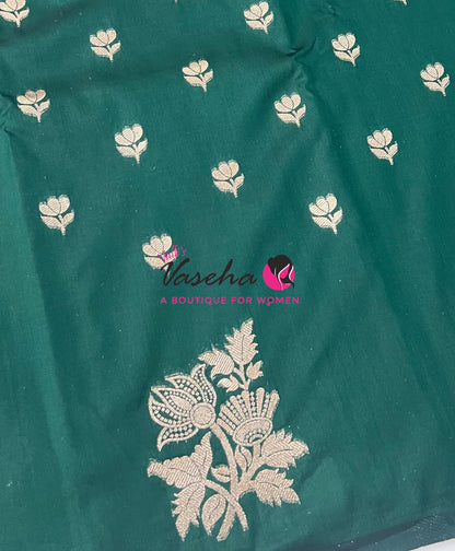 Semi Soft Silk - Green Shade -VVSSS019