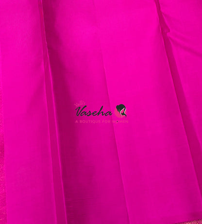 Pure Kanchipuram Silk Saree - Pazhum Pazhamum Checks - VVPS083