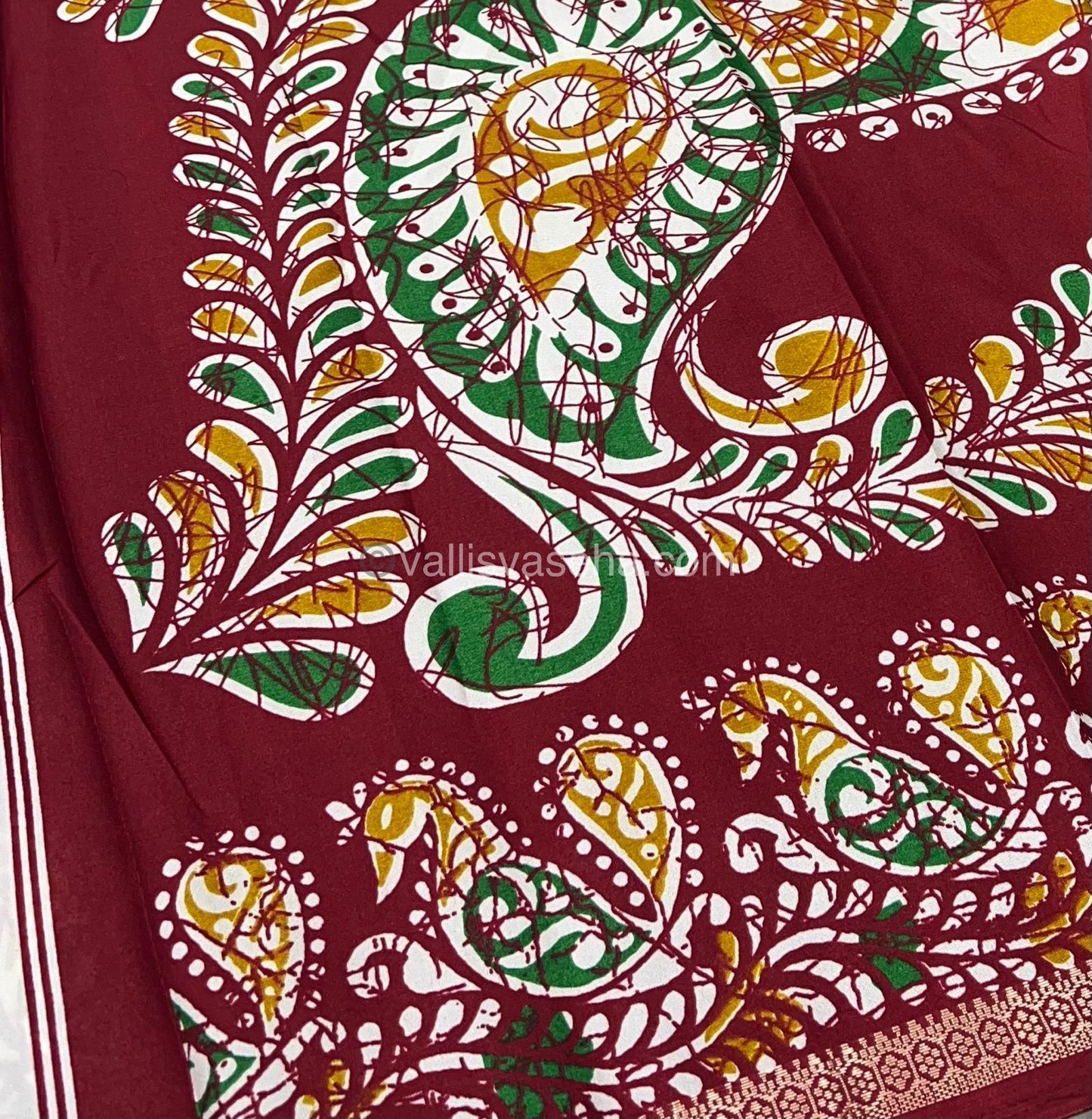 Budget Friendly Sarees - Casual Wear Sarees - Crackle Silk - VVCS001