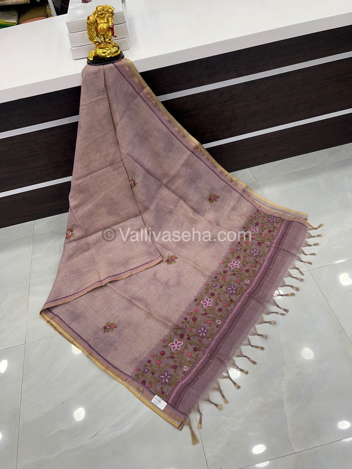 French Knot - Tissue Saree -  VVLFN001