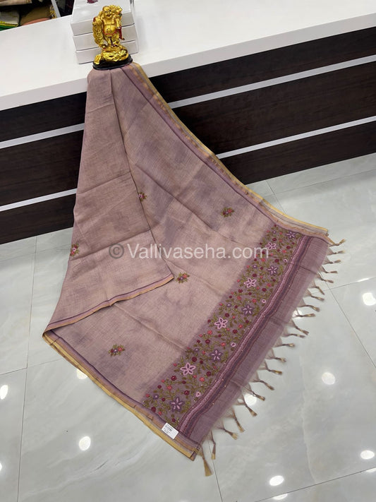French Knot - Tissue Saree -  VVLFN001