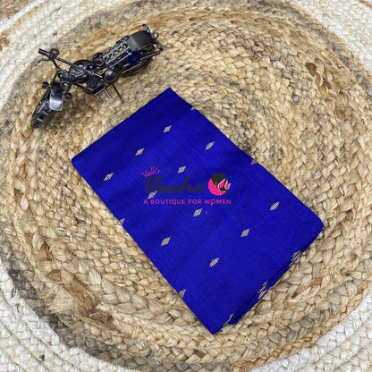 Blouse Bit - Pack Of 10pcs - Assorted- Dark - Semi Raw Silk - Thread Butta - 1 mtr - VVBB006