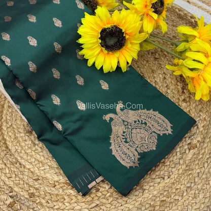 Semi Soft Silk  - Green Shade -VVSSS018