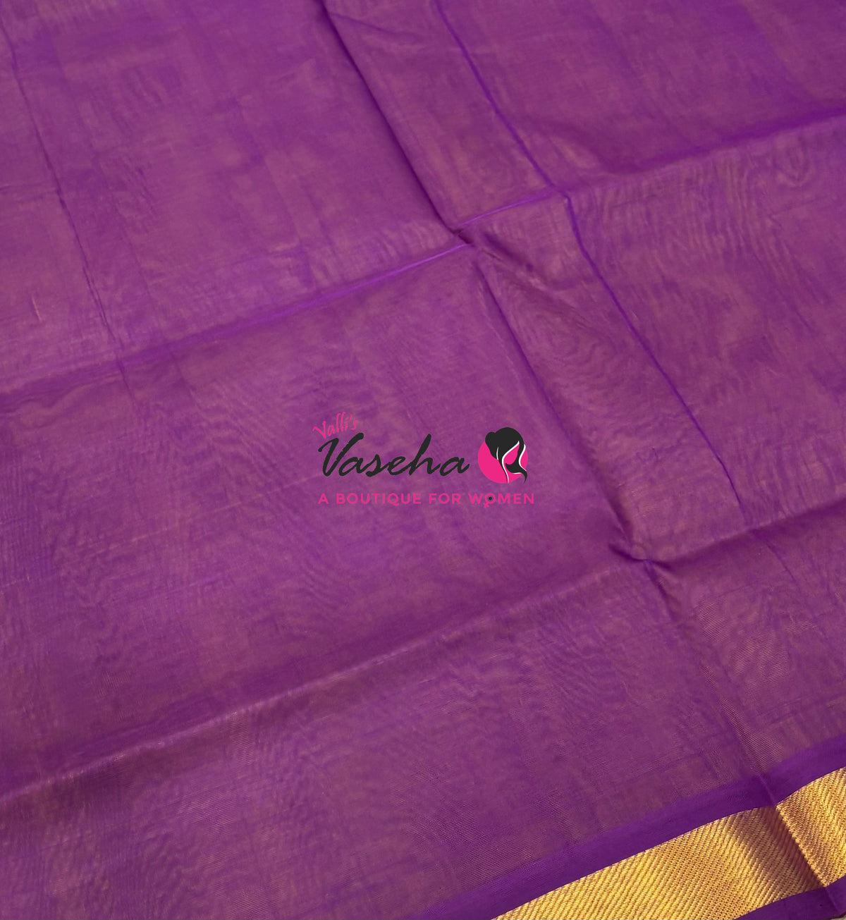 Pure Silk Cotton Sarees - Yellow With Purple - VVPSC003