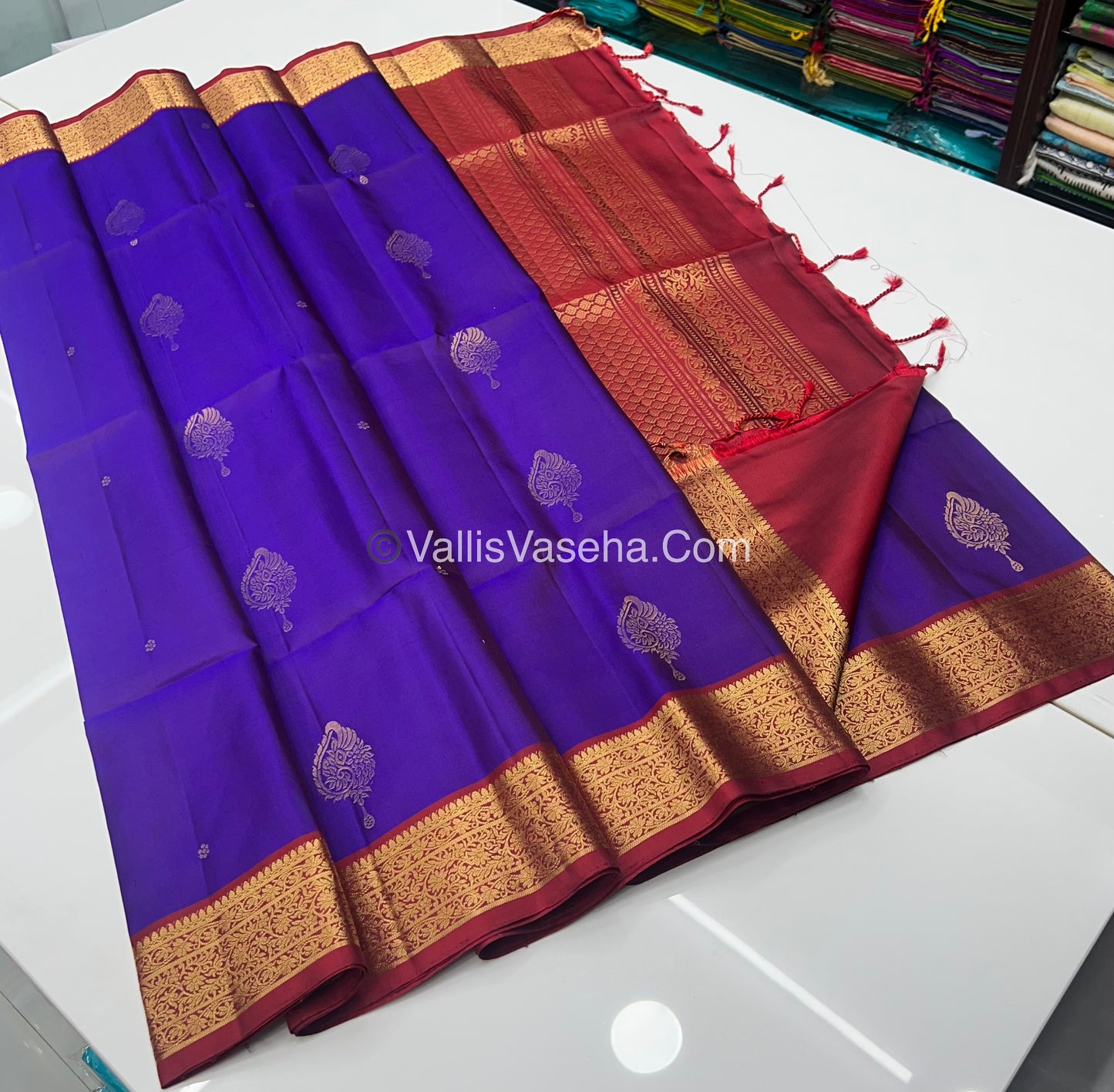 Pure Soft Silk Saree - Kanchi Border - VVPSS033