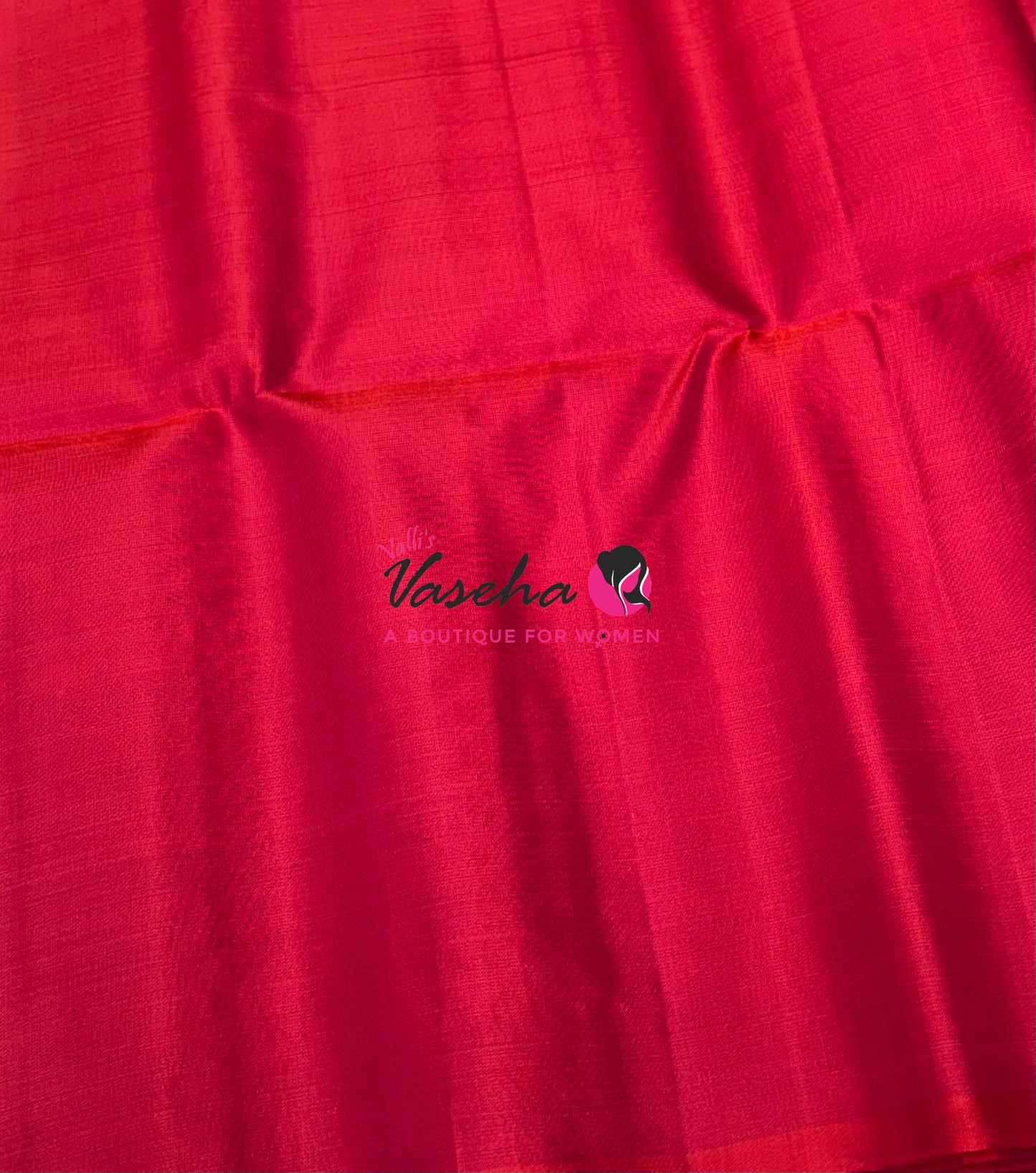 Pure Soft Silk Saree - Border Less - Reddish Pink Shade - VVPSS112