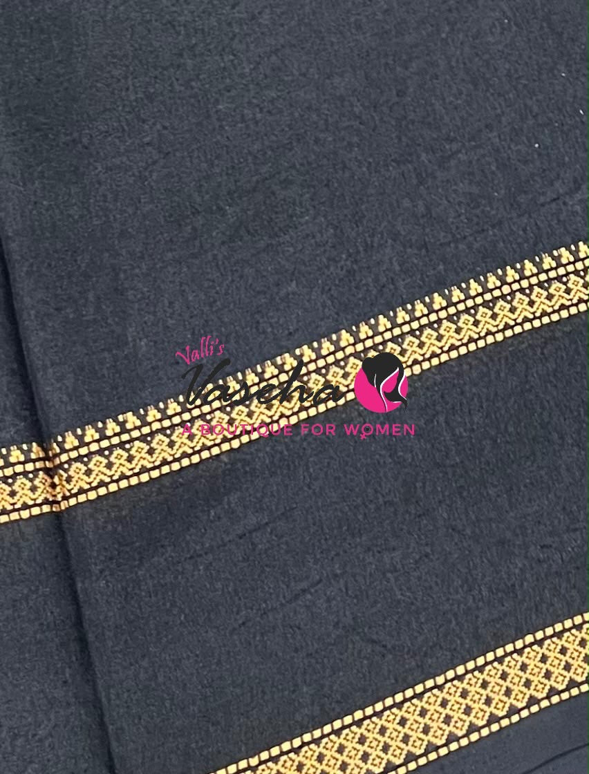 Casual Wear - Fancy Mixed Cotton - Black Shade - VVFMC007