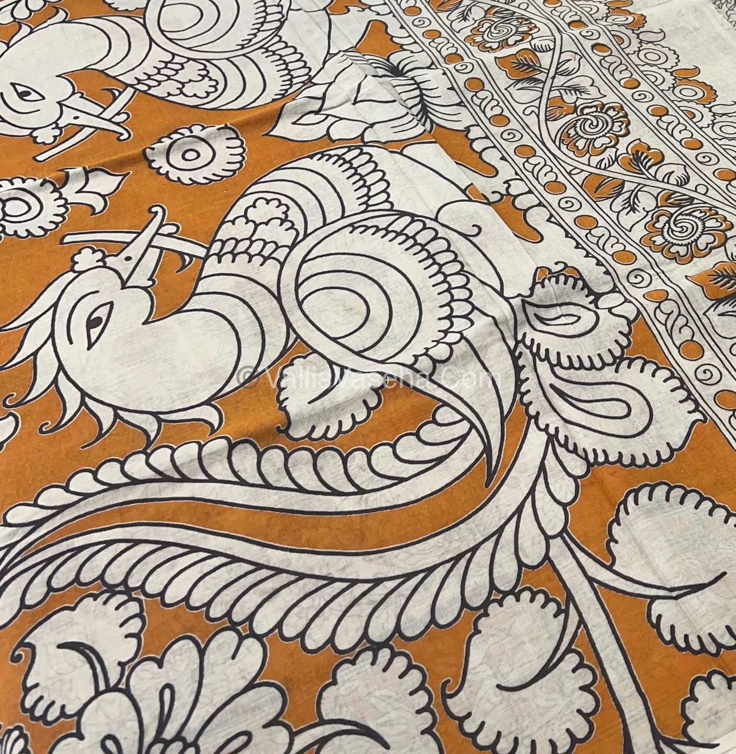 Pure Kalamkari Cotton Saree - VVPKC002