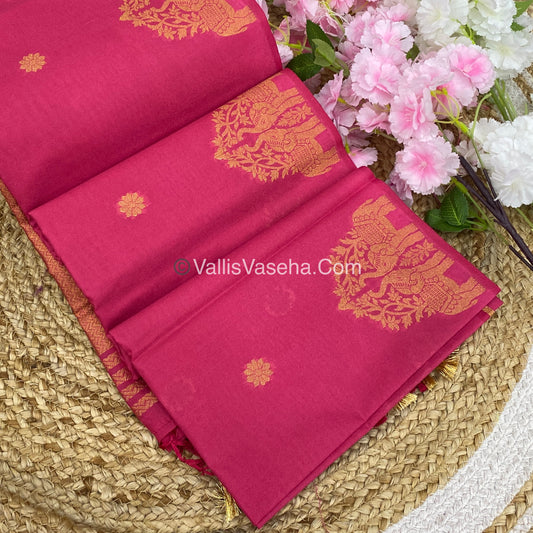 Mulberry Semi Silk - Peach Shade - VVMSS003
