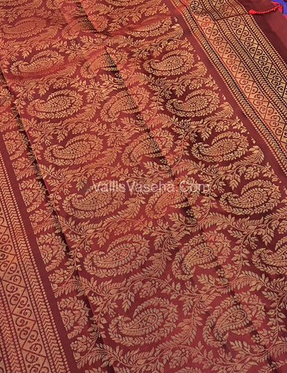 Half Mix - Pure Soft Silk Saree - VVPSS030