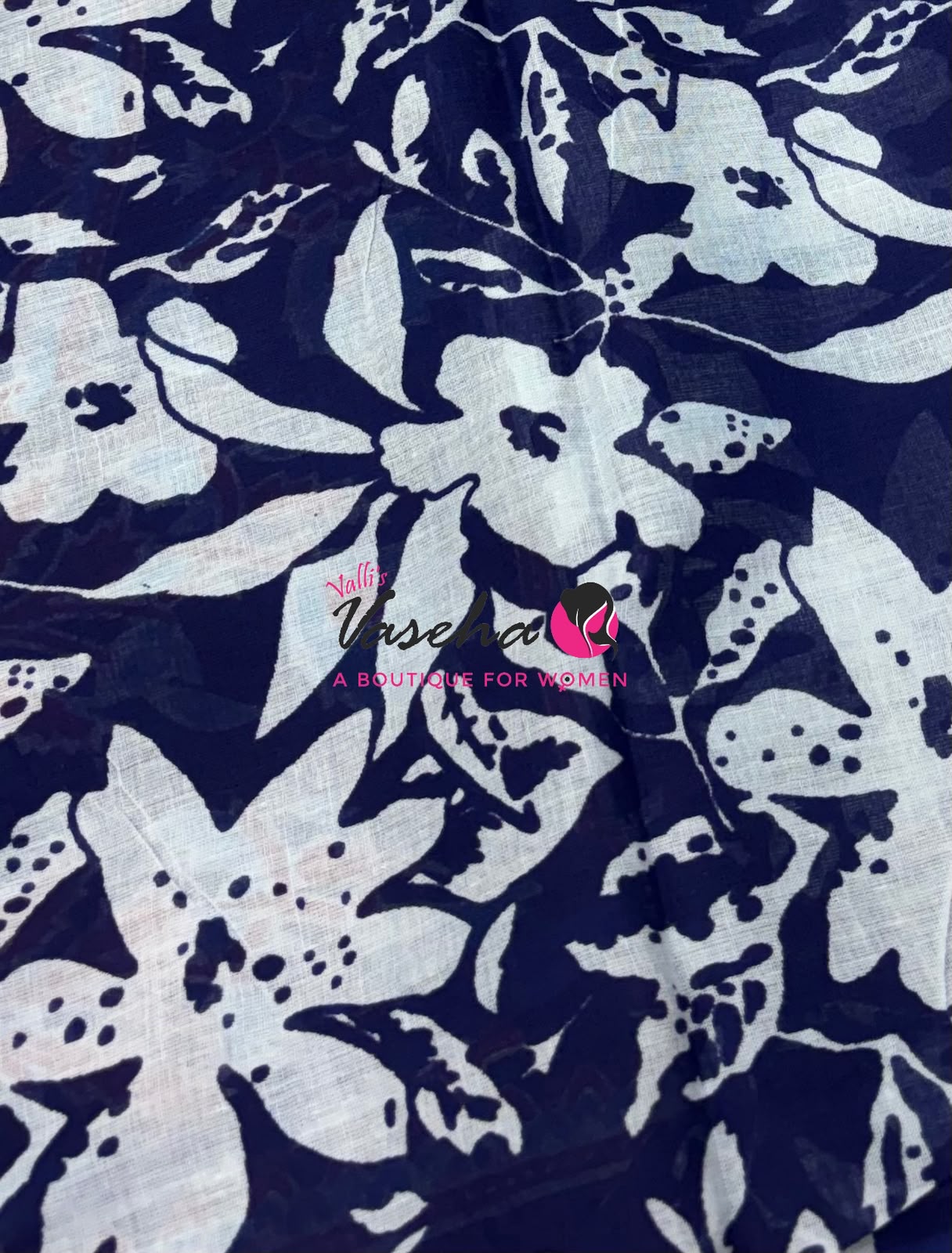 Pure Soft Mul Mul Cotton Sarees - Hand Block Prints - VVMMC011