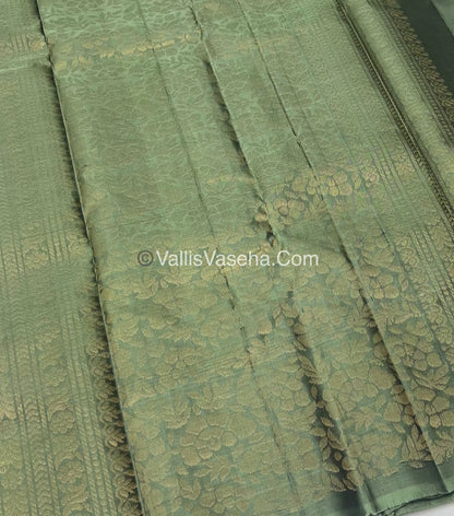 Half Mix - Pure Soft Silk Saree - VVPSS030