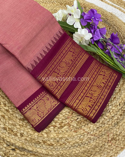 Kanchi Cotton Saree - VVKCS007