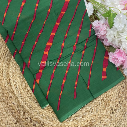 Pure Soft Mul Mul Cotton Sarees - Hand Block Prints - VVMMC008