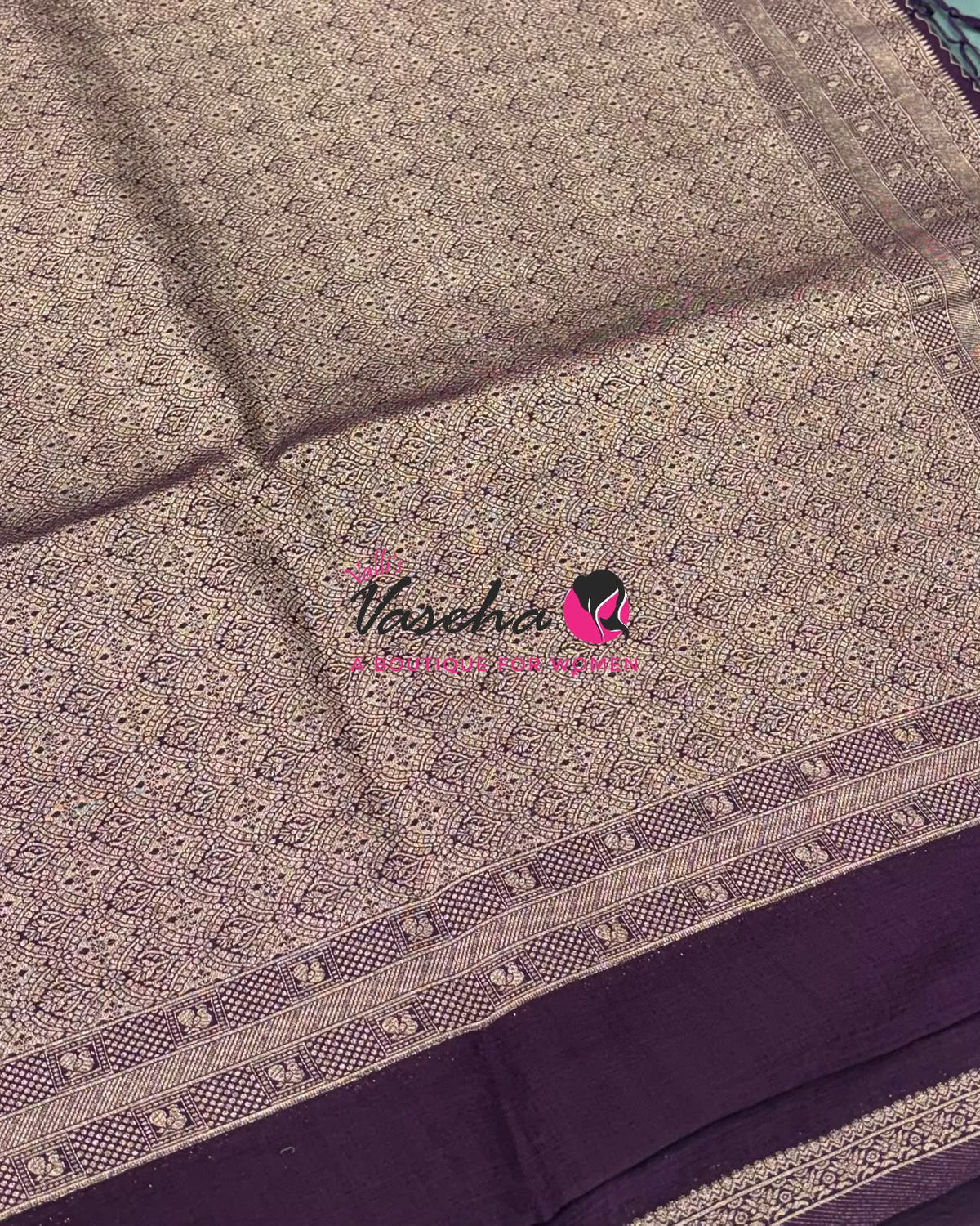 Banarasi - Heritage - Contrast  - Retta Petta border - VVBHS017
