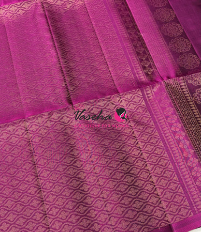 Pure Soft Silk Saree - Purple Shade - VVPSS132