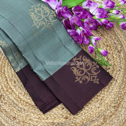 Half Mix - Pure Soft Silk Saree - VVPSS054