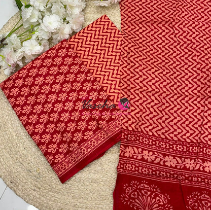 Pure Mul Mul Cotton | Unstitched Material | VVUSM065