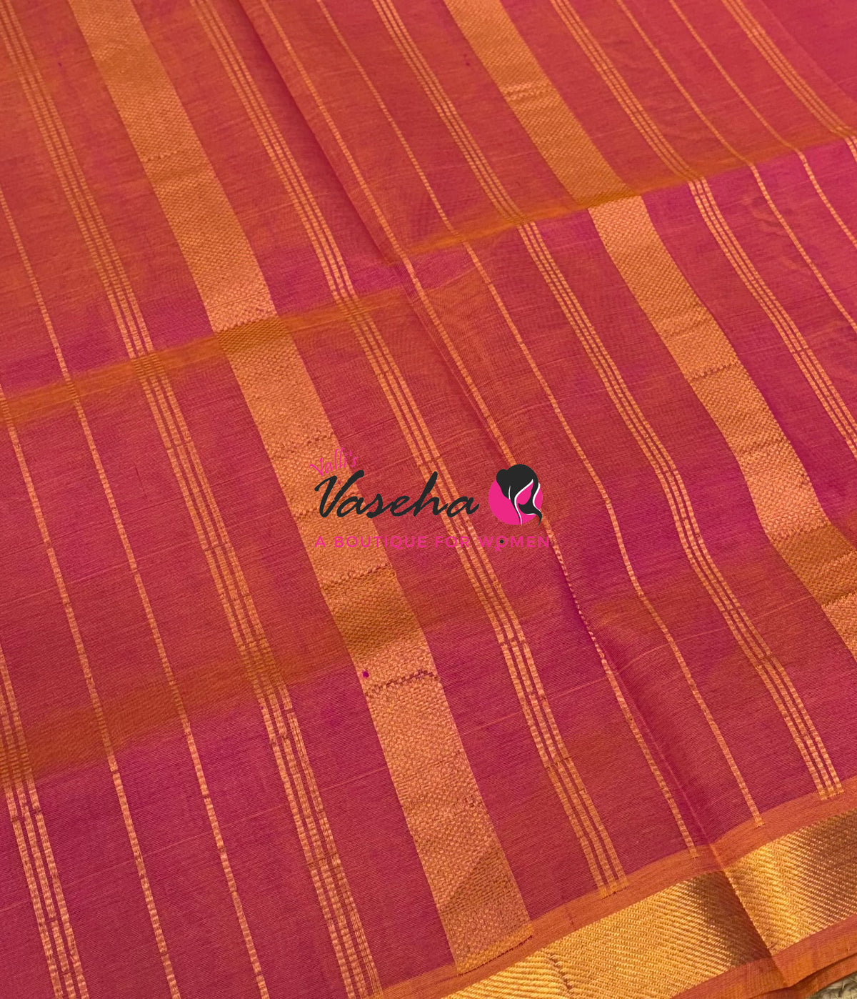 Pure Silk Cotton Sarees - Peach Shade  - VVPSC003