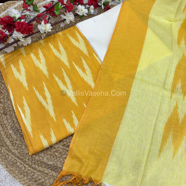 20%less - Offer Unstitched Material - Pure Ikkat Material - VVDUM004