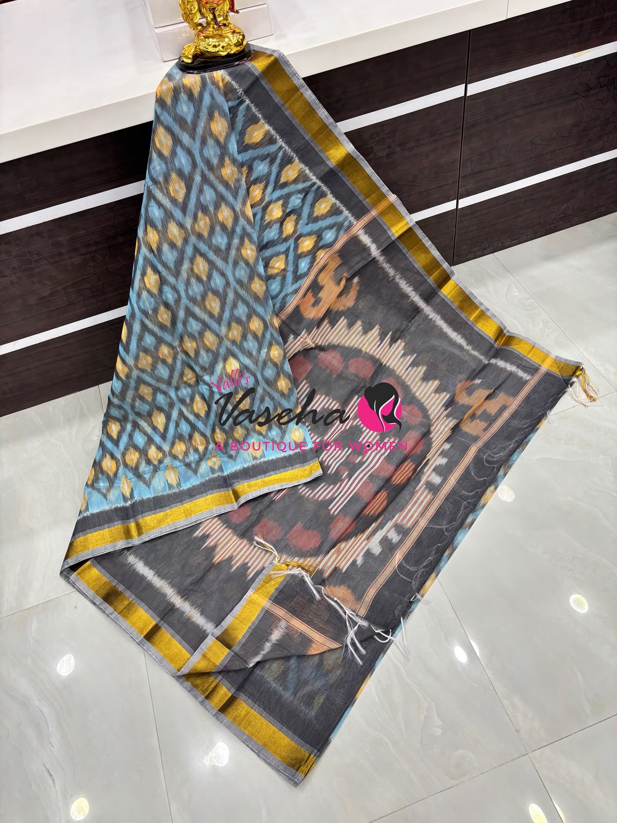 Kota Pochampally Cotton - Light Weight - VVKPS002