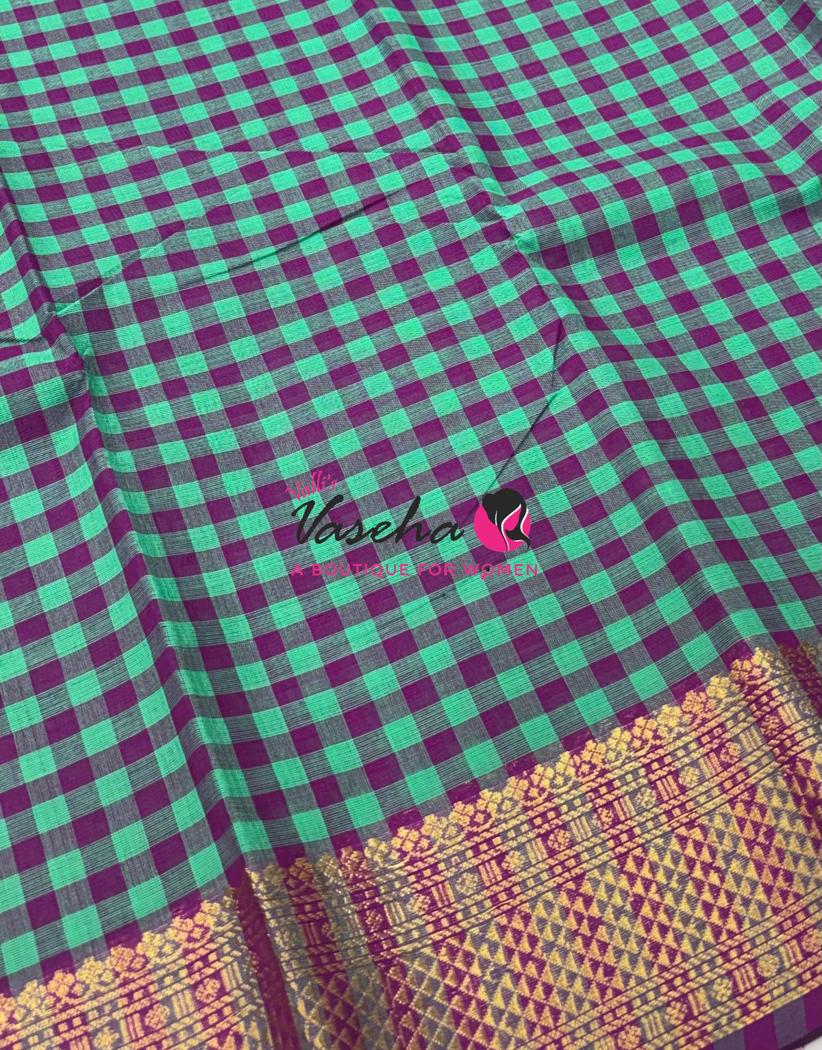 Chettinadu Cotton Saree - VVCCS004
