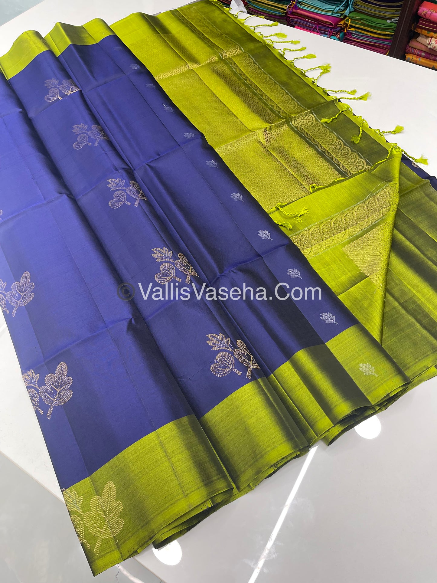 Half Mix - Pure Soft Silk Saree - VVPSS031