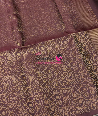 Pure Soft Silk Saree  - Yellow & Wine  Combo - VVPSS138