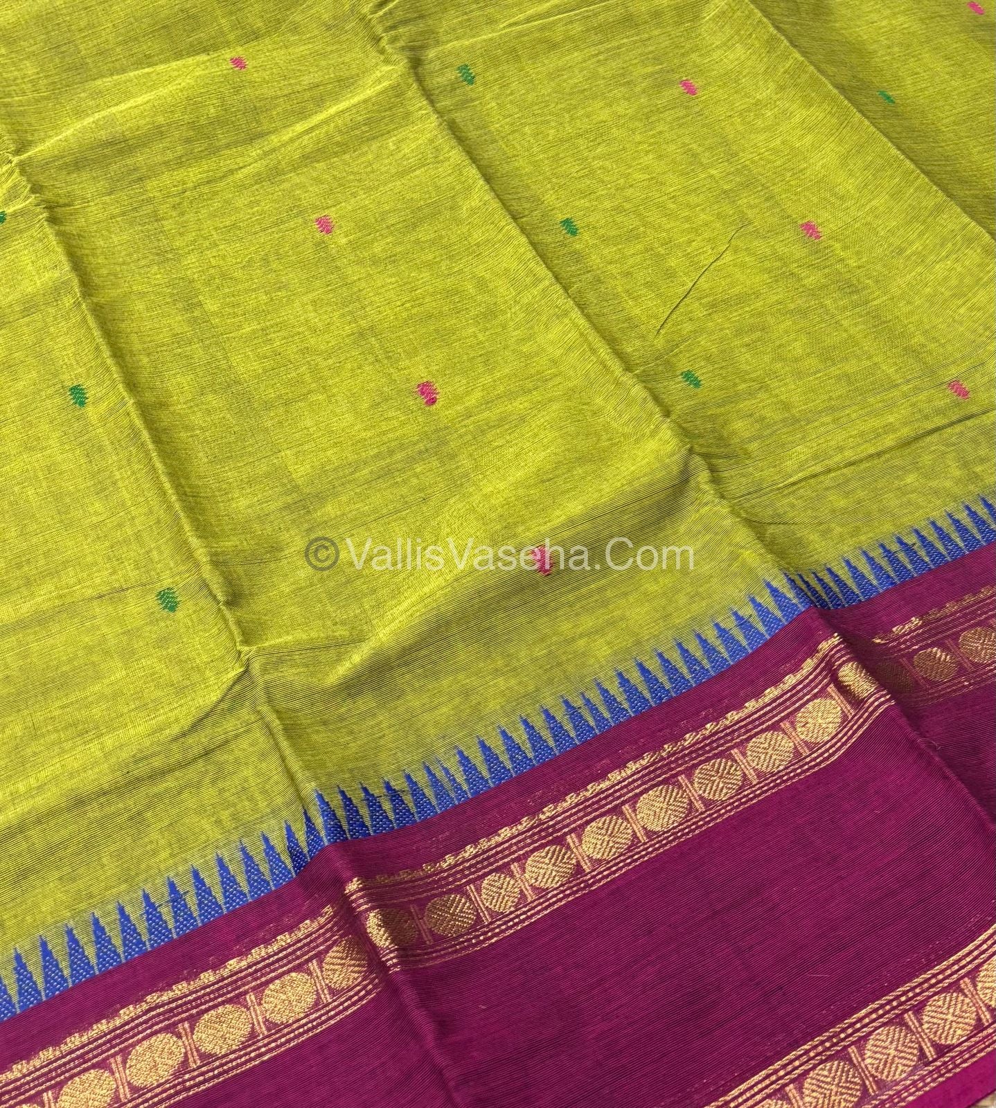 Kanchi Cotton Saree - VVKCS012