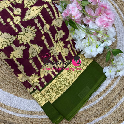 Pure Soft Mul  Cotton Sarees - VVMMC012