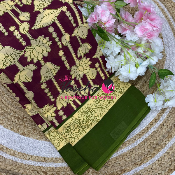 Pure Soft Mul  Cotton Sarees - VVMMC012