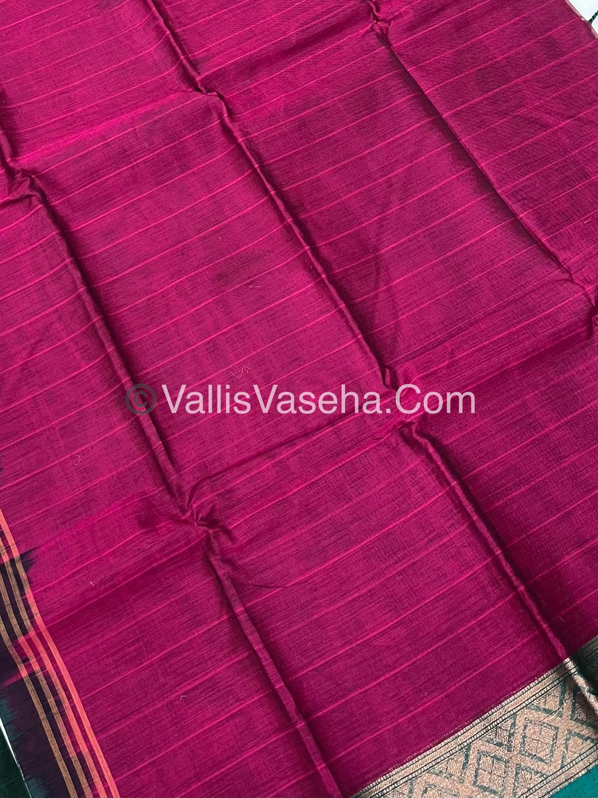 Dhaka Cotton Saree - VVDCS002