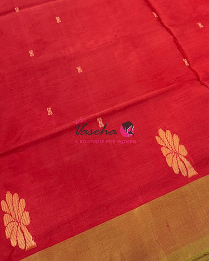 Vazhai Pattu Saree / Banana Pith - With Blouse - VVVPS002