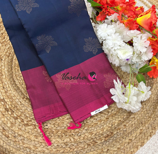 Half Mix - Pure Soft Silk Saree - VVPSS083