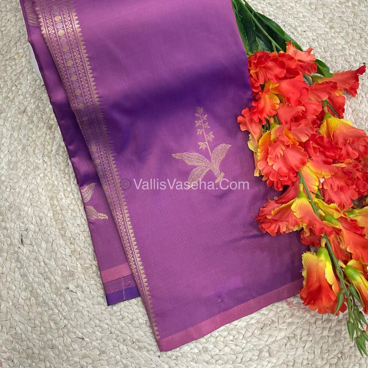 Semi Soft Silk - Border less - Baby Pink Shade -VVSSS034