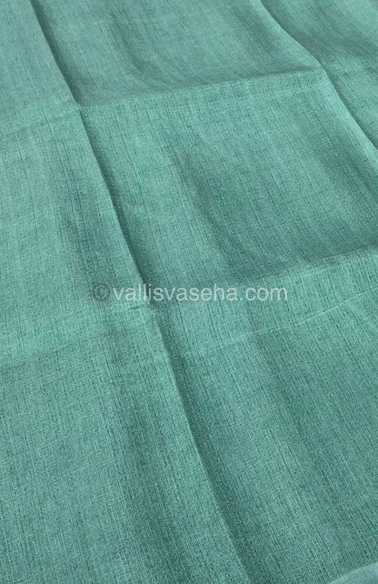 Organza Saree - Pastel Green Shade - VVOS001