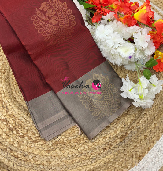 Half Mix - Pure Soft Silk Saree - VVPSS083