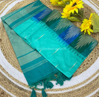 Semi Raw Silk - Sea Green Shade - VVRS002