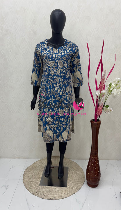 Ready Made - Kalamkari Kurti -VVRKK001