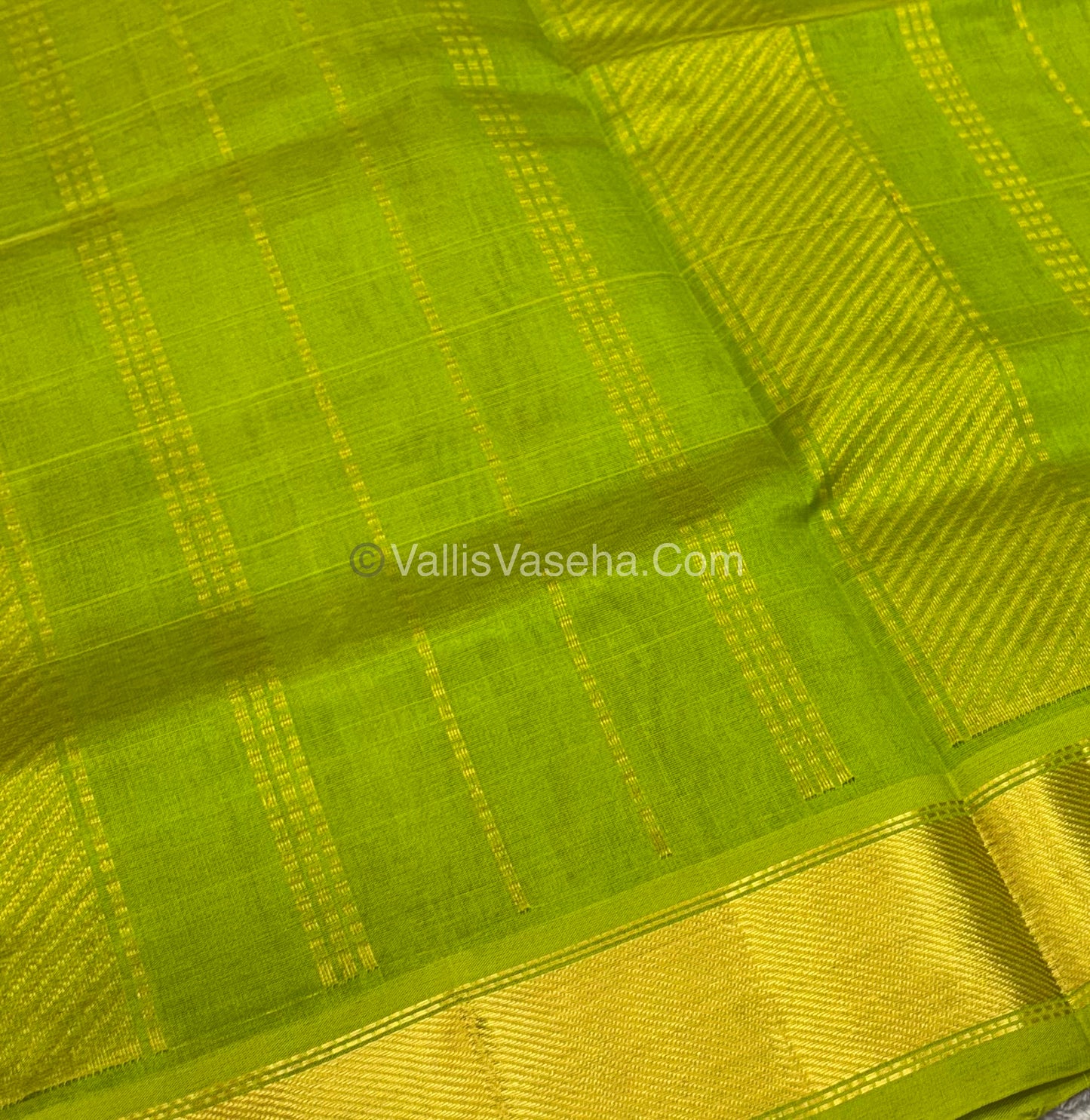 Pure Silk Cotton Saree - Pazhum Pazhamum Checks Design - VVPPSC02