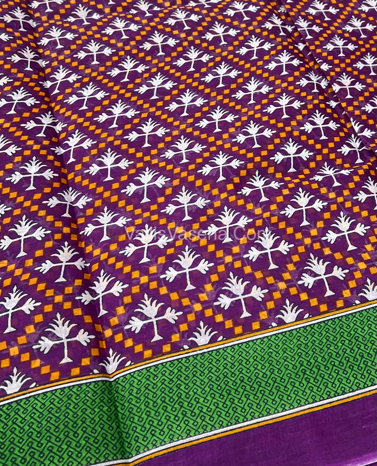 Pure Cotton Voile Saree | VVPVS001