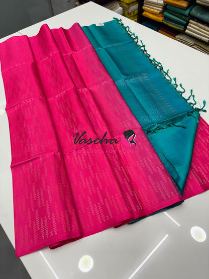 Pure Soft Silk Saree - Happy Sale - 15%less - VVAD001