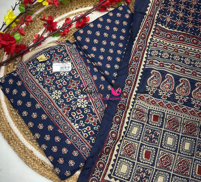 Ready Made | Anarkali Set  |Salwar, Kameez & Duppatta(3pc)|Cotton |VVRMS029