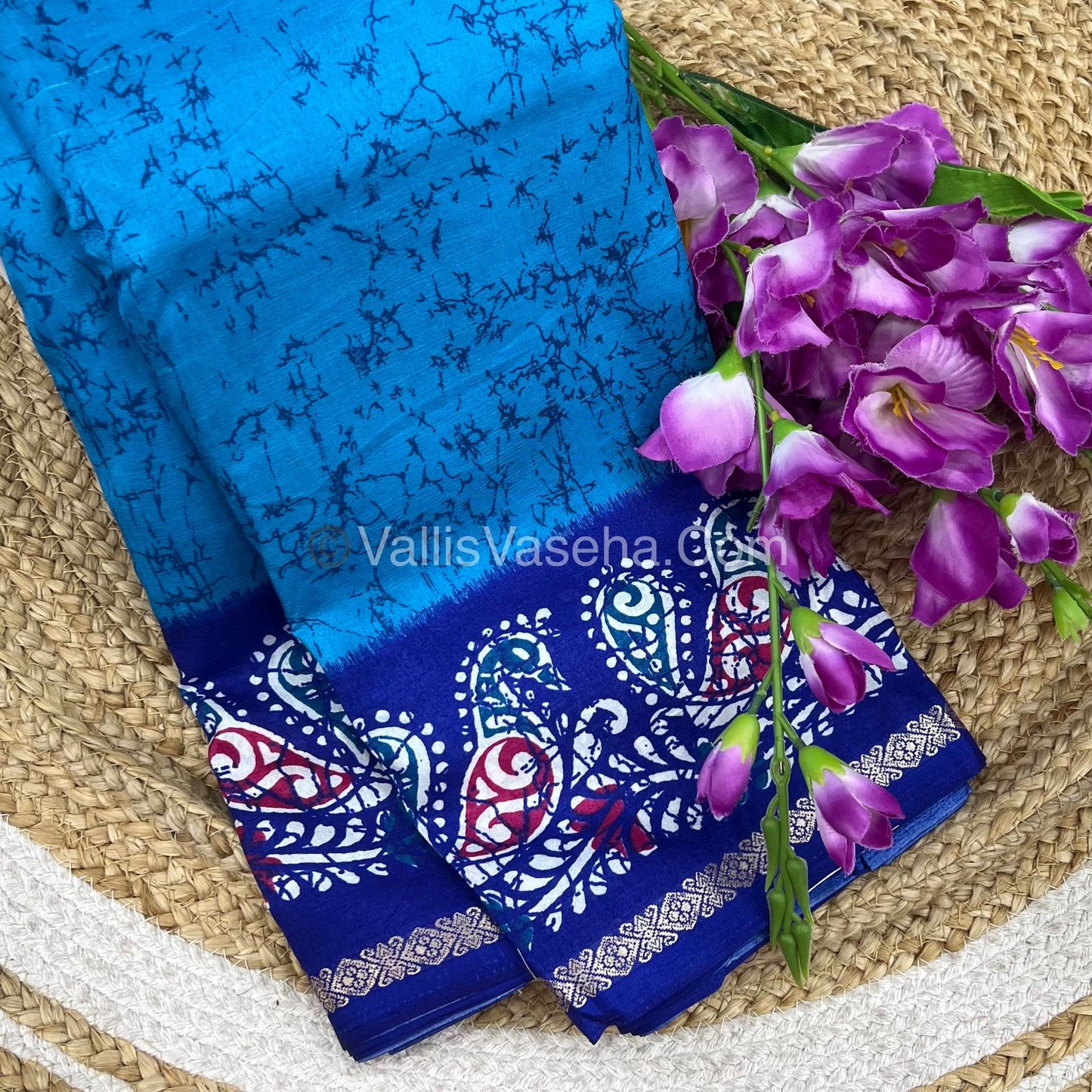 Budget Friendly Sarees - Casual Wear Sarees - Crackle Silk - VVCS002