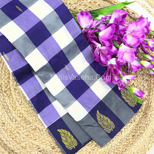 Pazhum Palamum checks - Semi Silk Sarees - VVSSS003