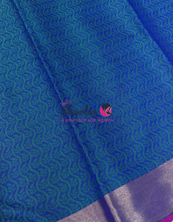 Banarasi - Kora Tanchoi - Semi Soft Silk Saree - VVKTS001